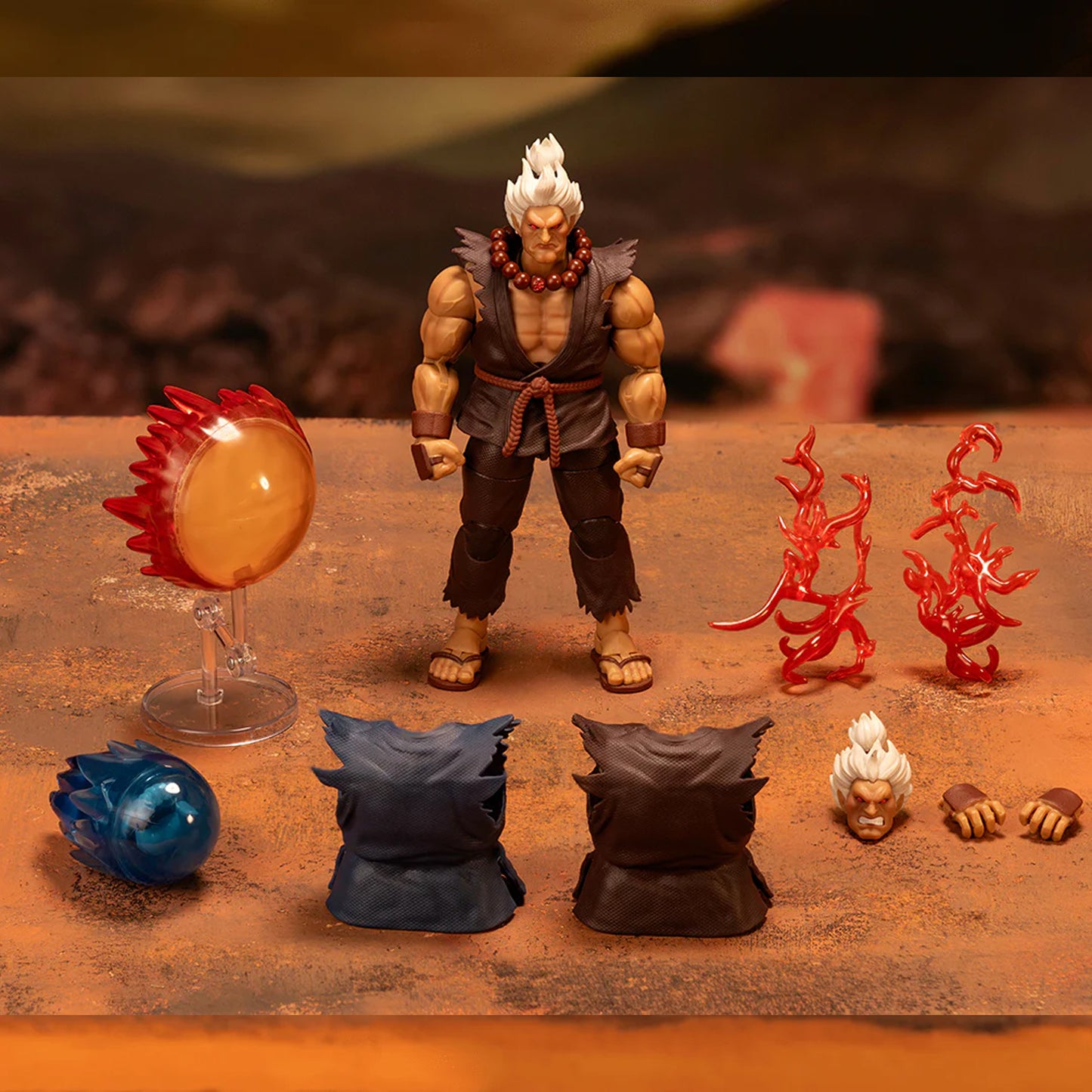 Jada toys Street Fighter II Akuma Deluxe SDCC26 EXCLUSIVA