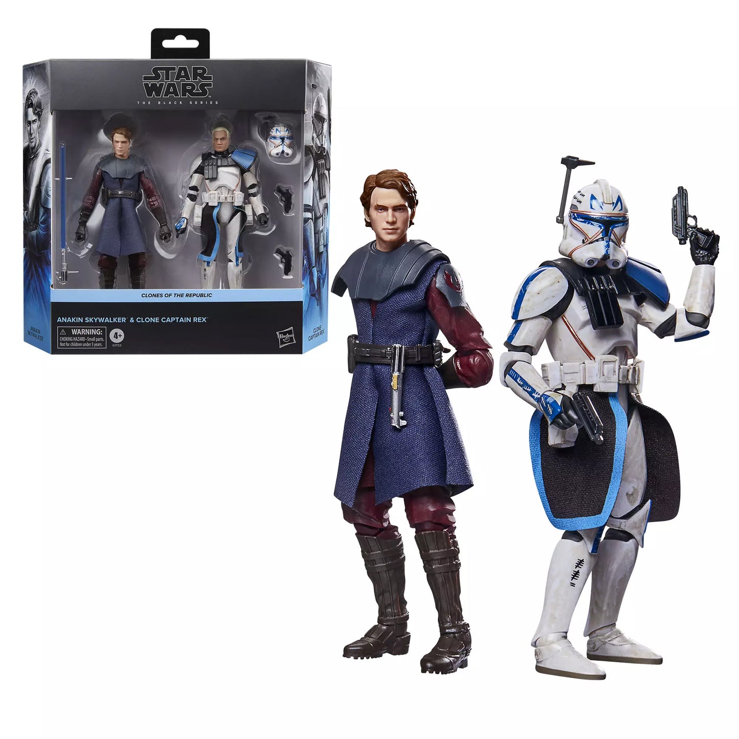 Star Wars The Black Series Anakin Skywalker & Clone Captain Rex EXCLUSIVA