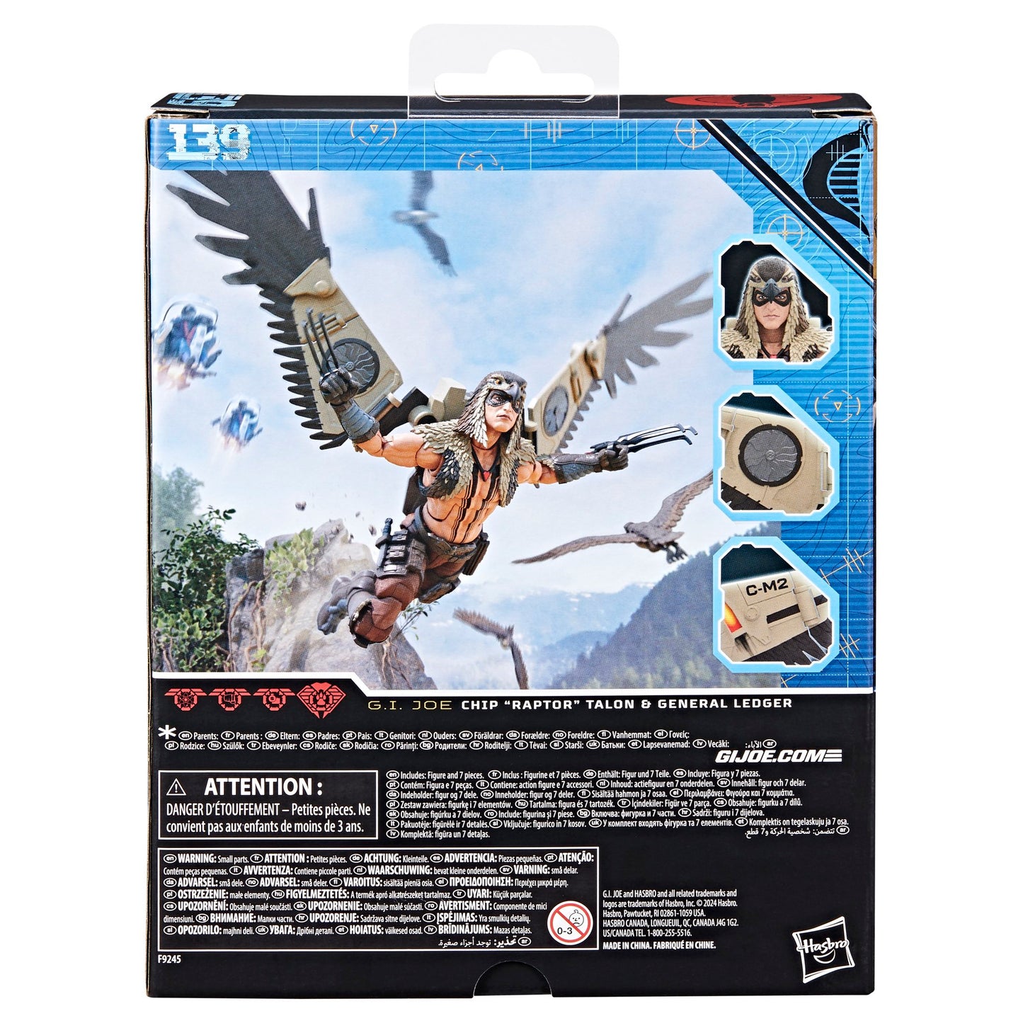 G.I. Joe Classified Series Chip Raptor Talon & General Ledger 2do Pago