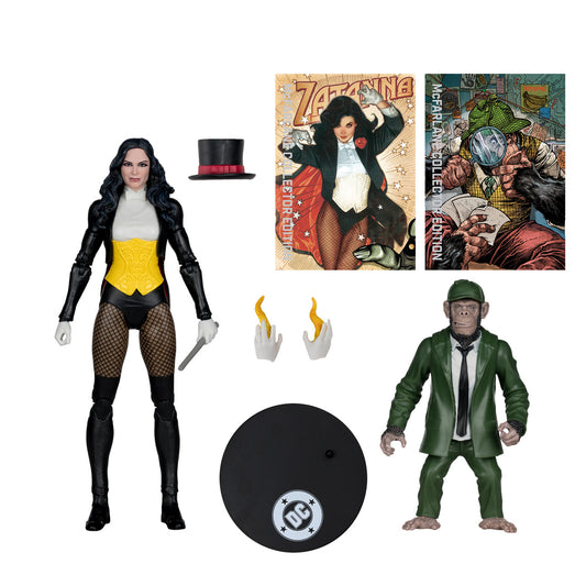 DC Multiverse Collector Edition Zatanna w Detective Chimp