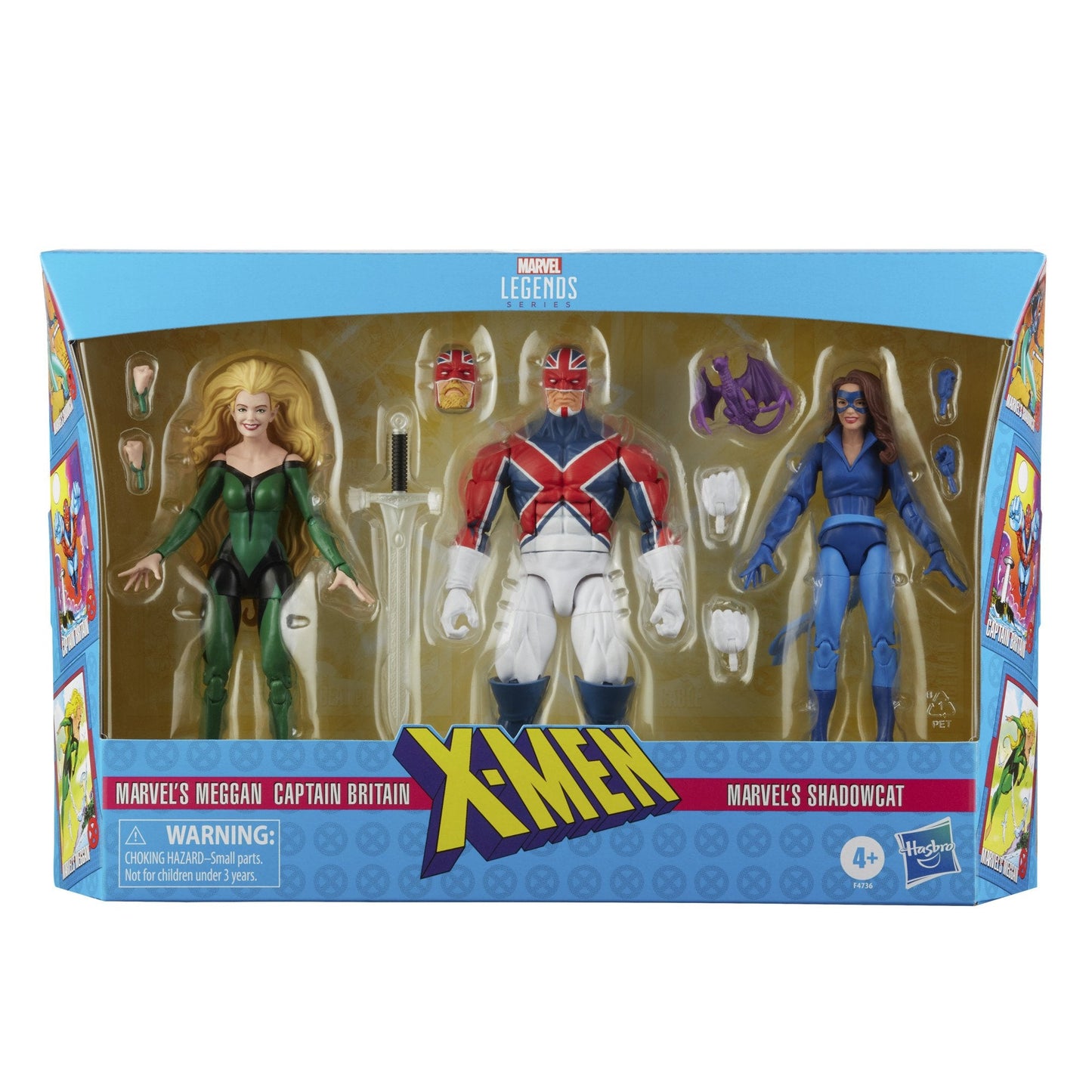 Marvel Legends Series Excalibur 3 Pack EXCLUSIVA 2do Pago