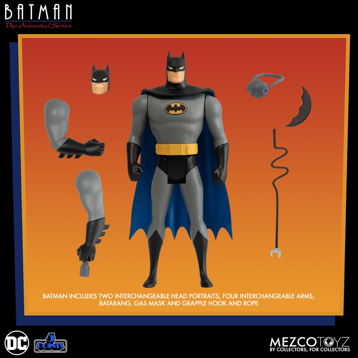Mezco 5 Points Batman: The Animated Series Set 2do Pago