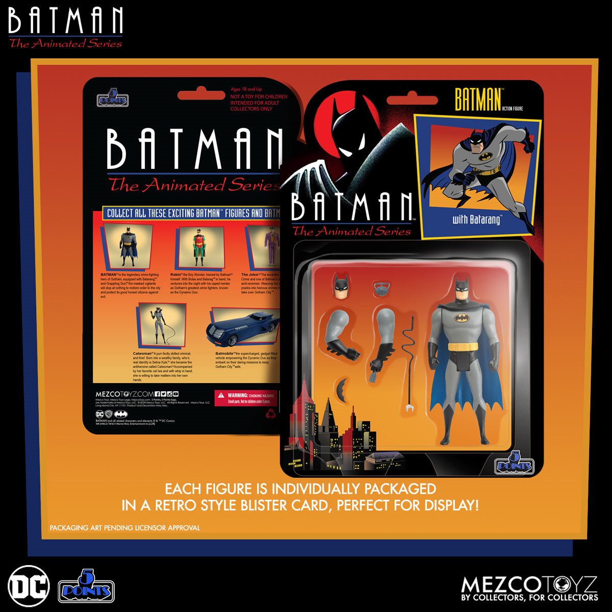 Mezco 5 Points Batman: The Animated Series Set 2do Pago