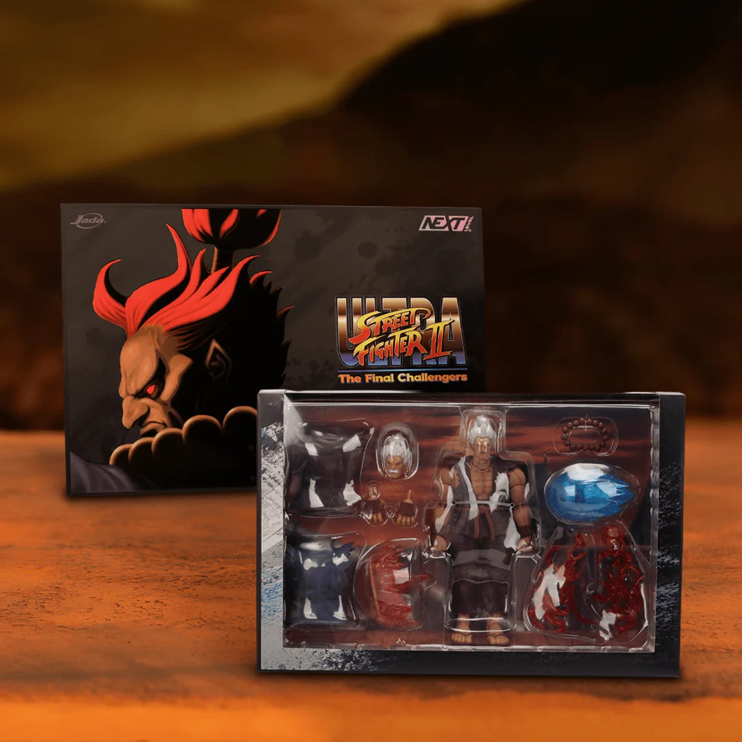 Jada toys Street Fighter II Akuma Deluxe SDCC26 EXCLUSIVA