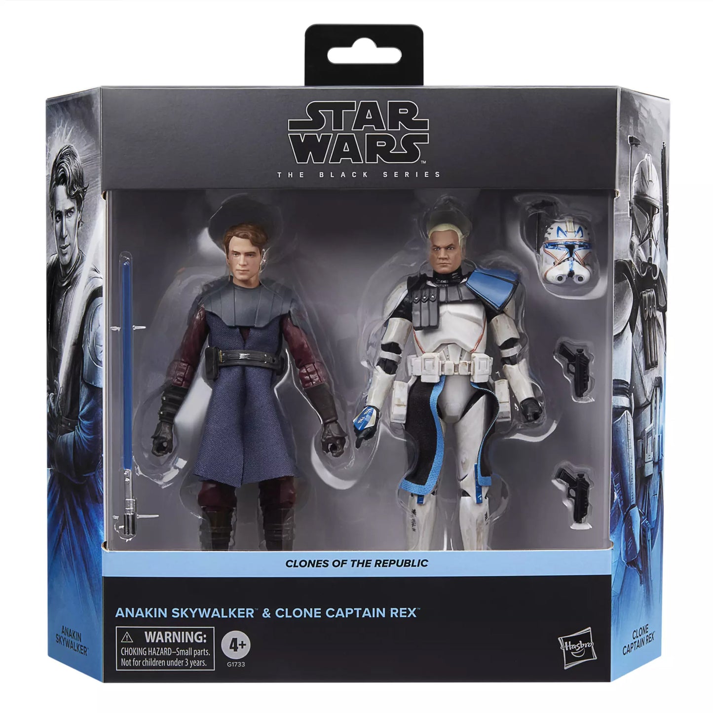 Star Wars The Black Series Anakin Skywalker & Clone Captain Rex EXCLUSIVA
