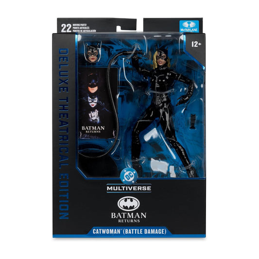 DC Multiverse Theatrical Edition Batman Returns Catwoman Battle Damaged