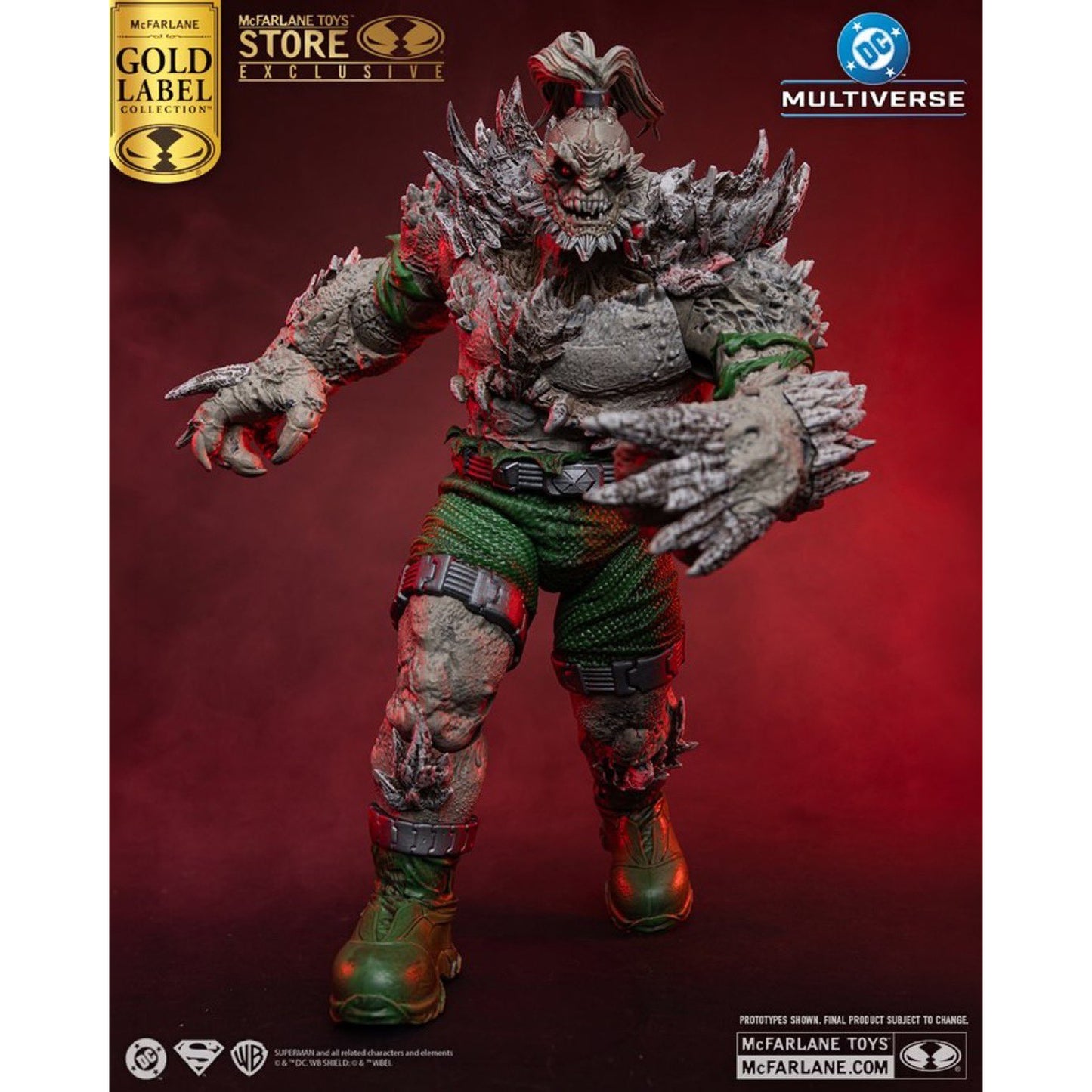 DC Multiverse Doomsday (Death of Superman) Gold Label EXCLUSIVA