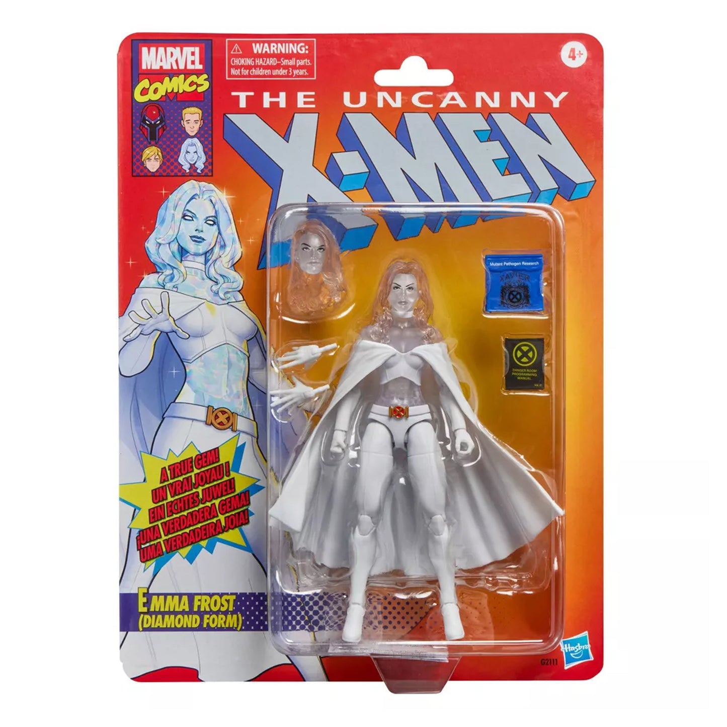 Marvel Legends Retro X-Men Emma Frost (Diamond Form) EXCLUSIVA