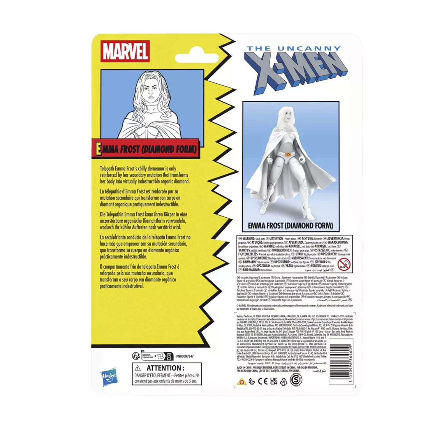 Marvel Legends Retro X-Men Emma Frost (Diamond Form) EXCLUSIVA