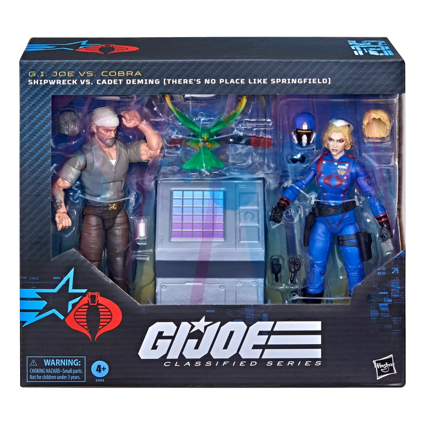 G.I. Joe Classified Series #205 Shipwreck Vs. Cadet Deming (There’s No Place Like Springfield) SDCC26 EXCLUSIVA