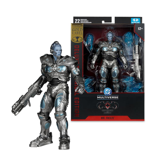 DC Multiverse Theatrical Deluxe Mr. Freeze Batman and Robin) Gold Label