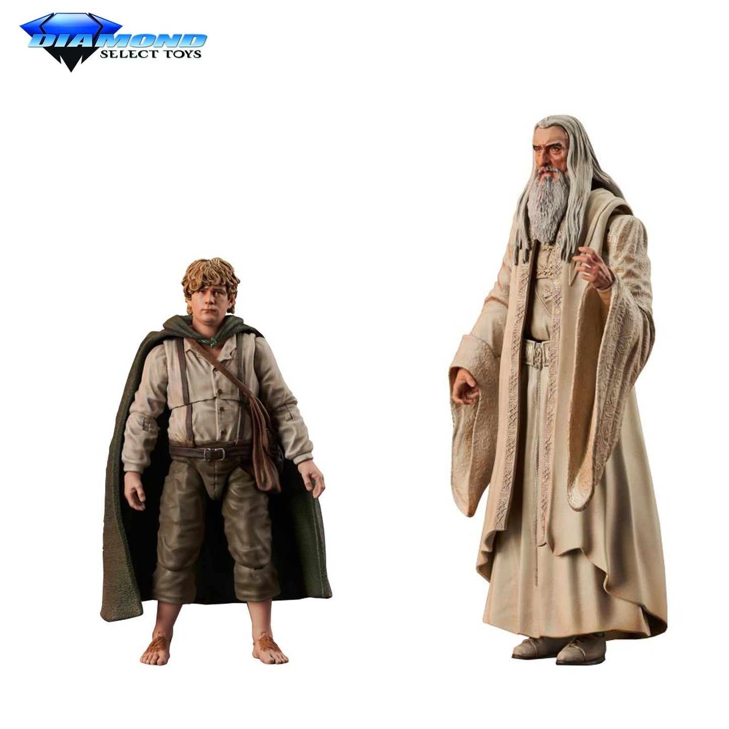 Lord of the Rings Deluxe Action Figure Series 6 (Samwise/Saruman) ENVIO
