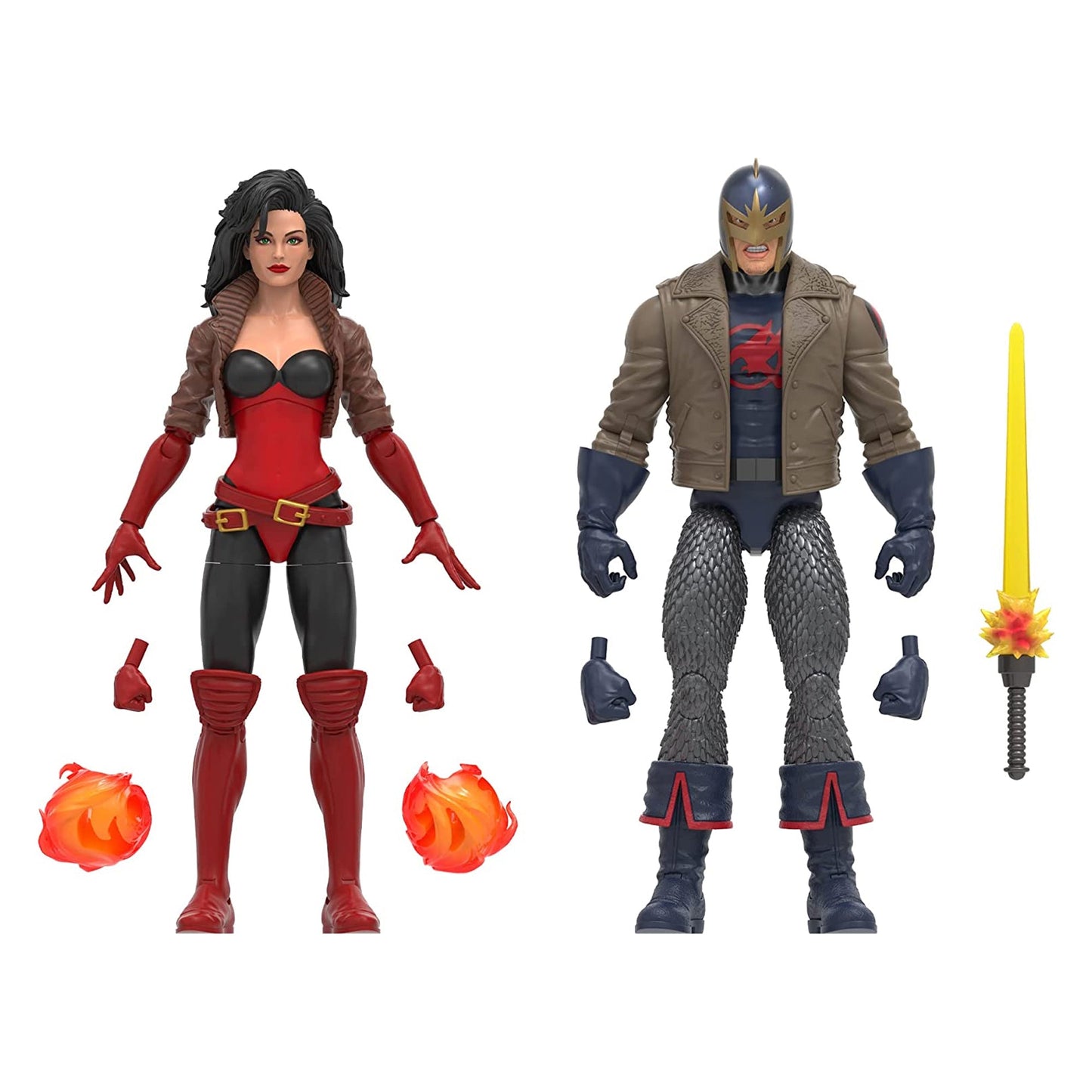 Marvel Legends Series Black Knight & Marvel's Sersi EXCLUSIVA 2do Pago
