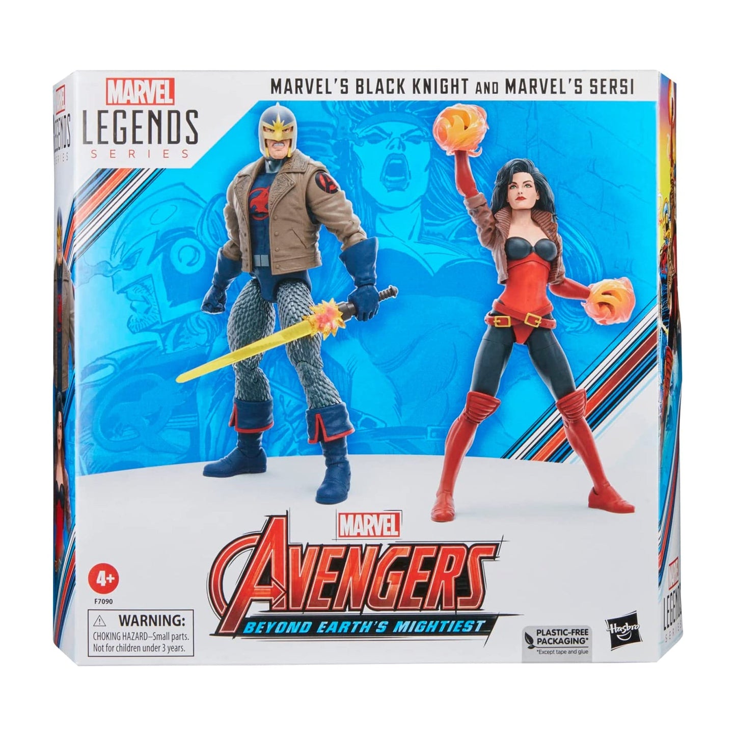 Marvel Legends Series Black Knight & Marvel's Sersi EXCLUSIVA 2do Pago