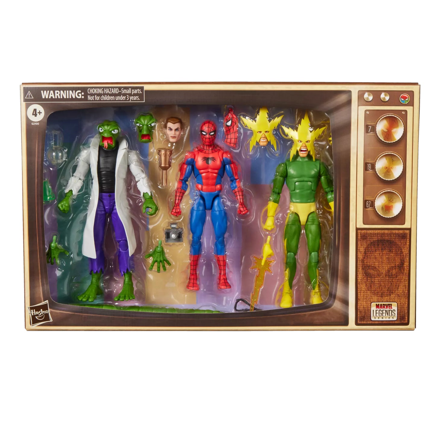 Marvel Legends Spider-Man, Marvel's Lizard & Electro SDCC26 EXCLUSIVA