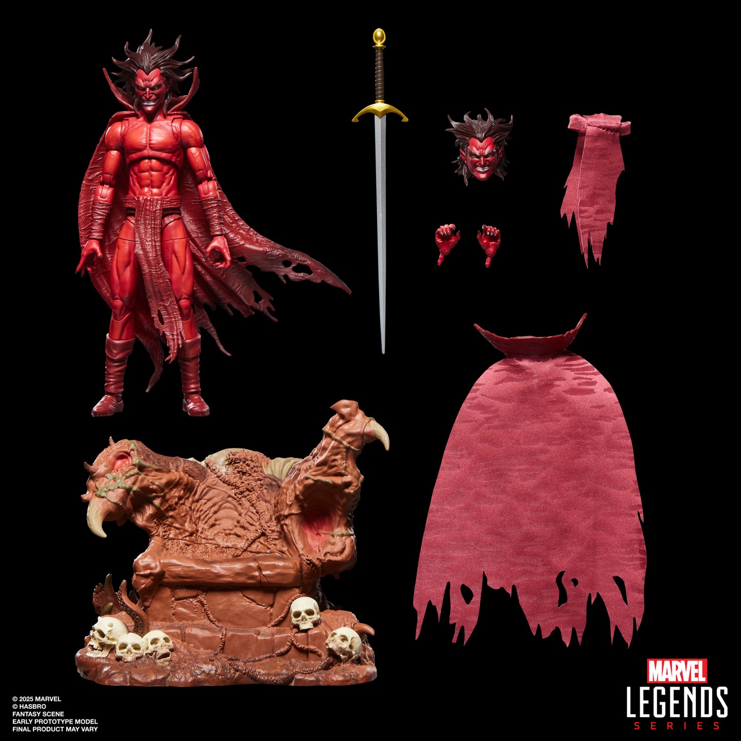 Marvel Legends Mephisto (con Trono Infernal) LIQUIDACION
