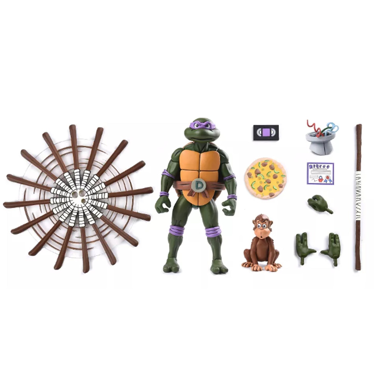 NECA TMNT Cartoon Pizza Club Set de 4 EXCLUSIVA