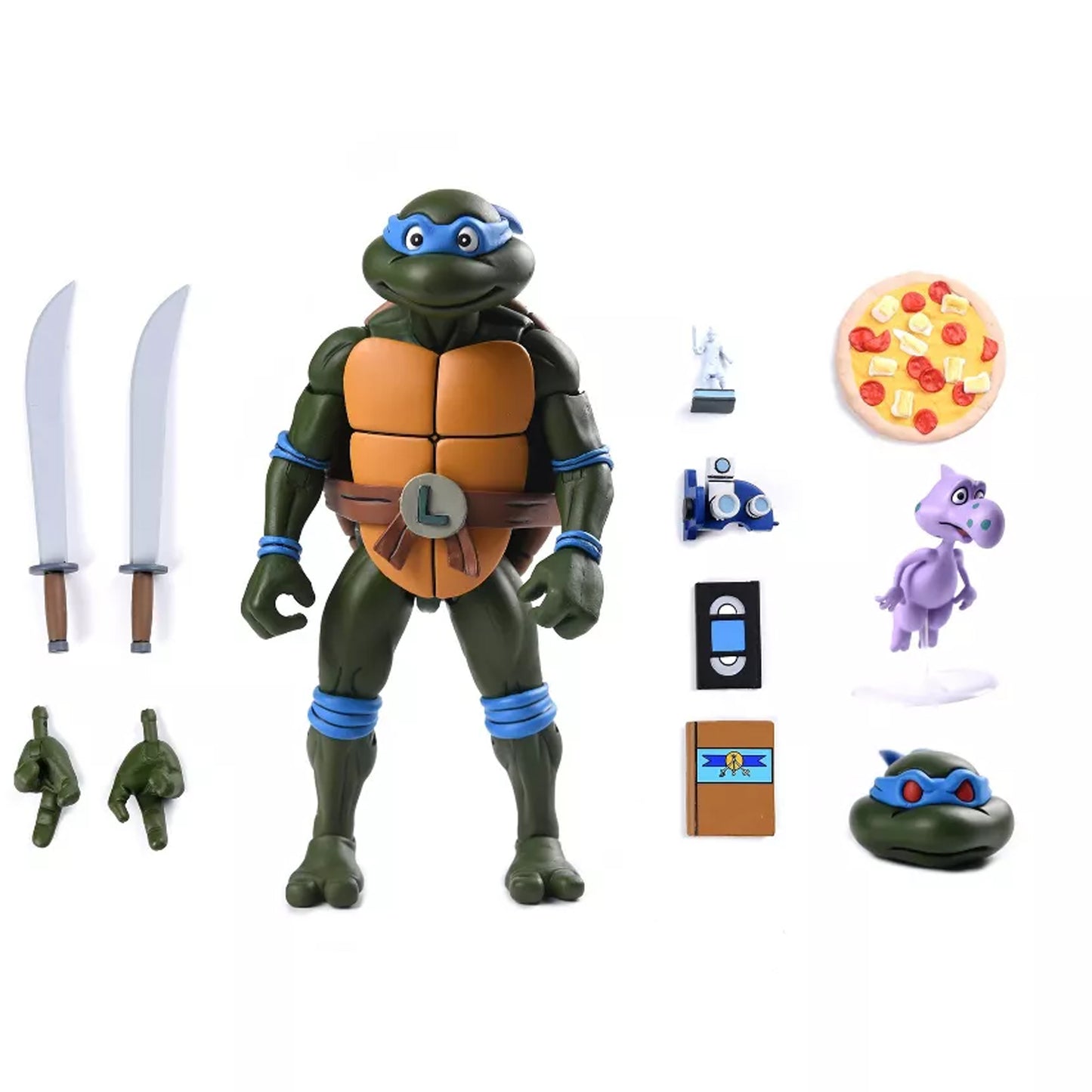 NECA TMNT Cartoon Pizza Club Set de 4 EXCLUSIVA