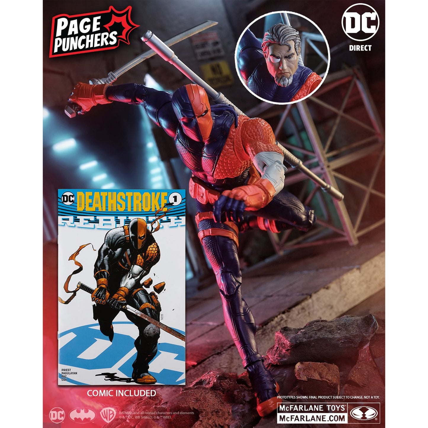 DC Direct Page Punchers Deathstroke Rebirth