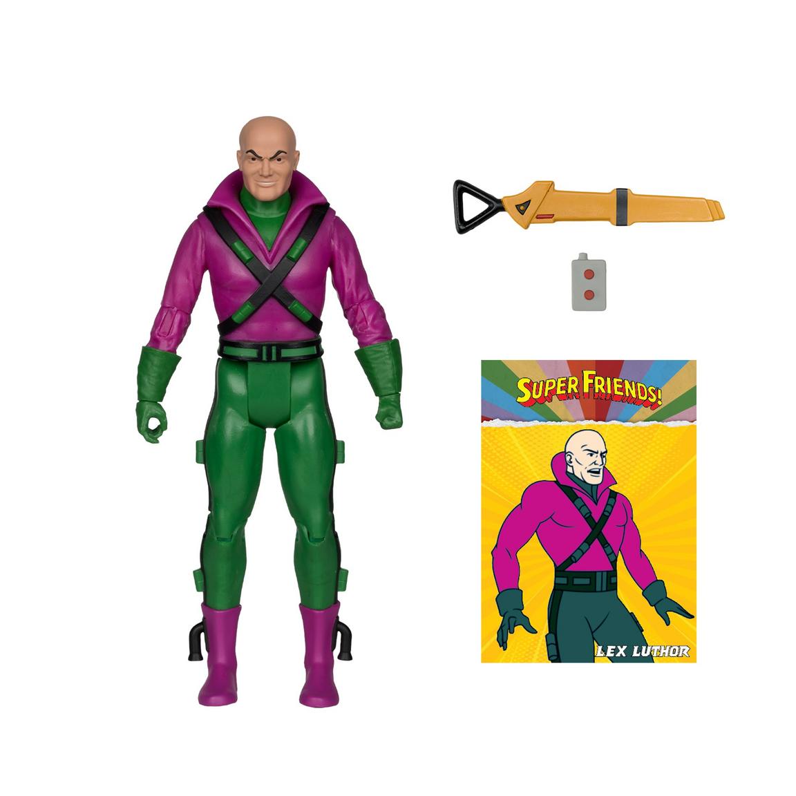 McFarlane Toys DC Super Friends Retro Wave (Batman/Green Lantern/Lex Luthor/Sinestro/Riddler) 2do Pago