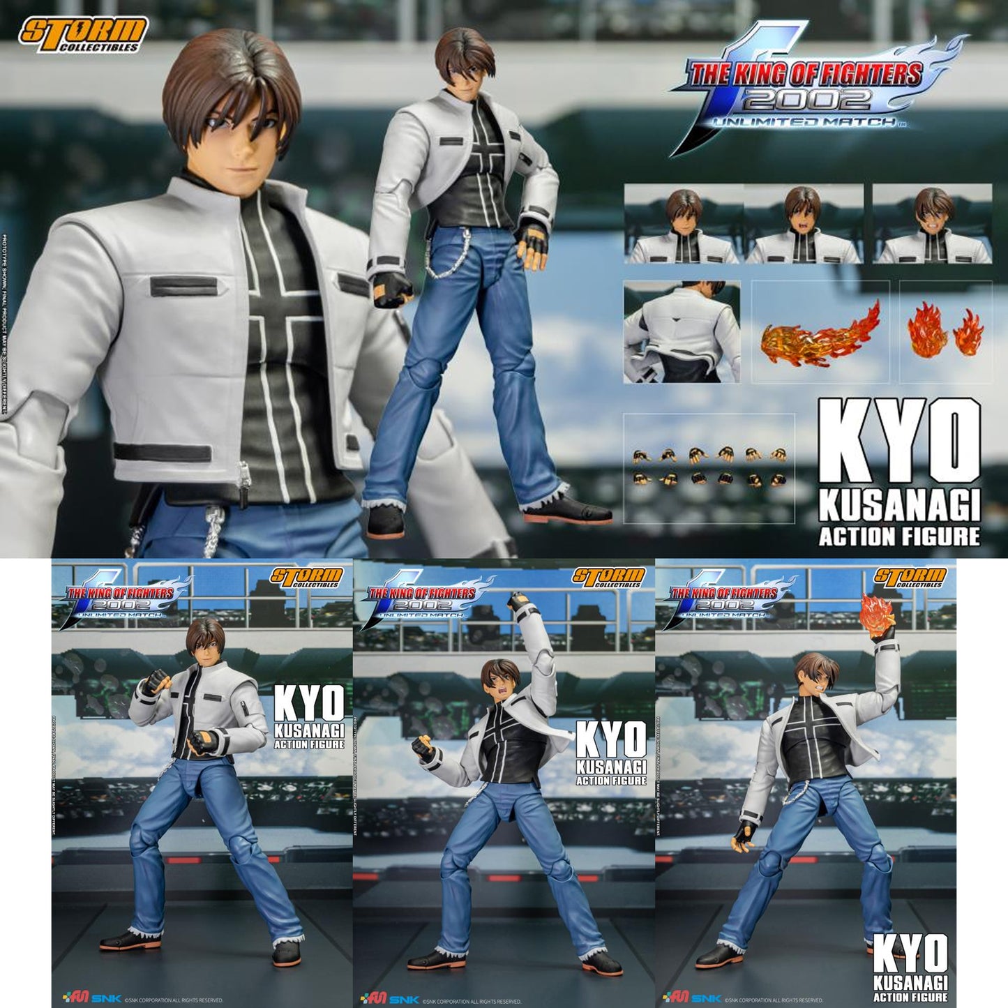 Storm Collectibles The King of Fighters 2002 Unlimited Match Kyo Kusanagi 2do Pago