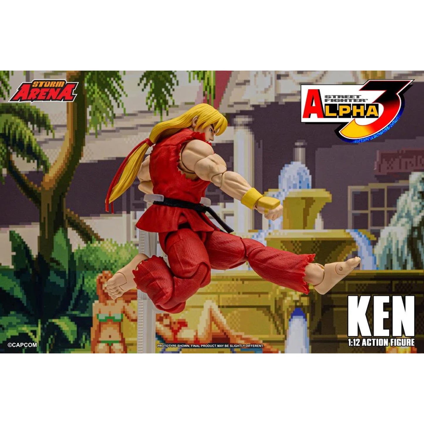 Street Fighter Alpha 3 Storm Arena Ken LIQUIDACION