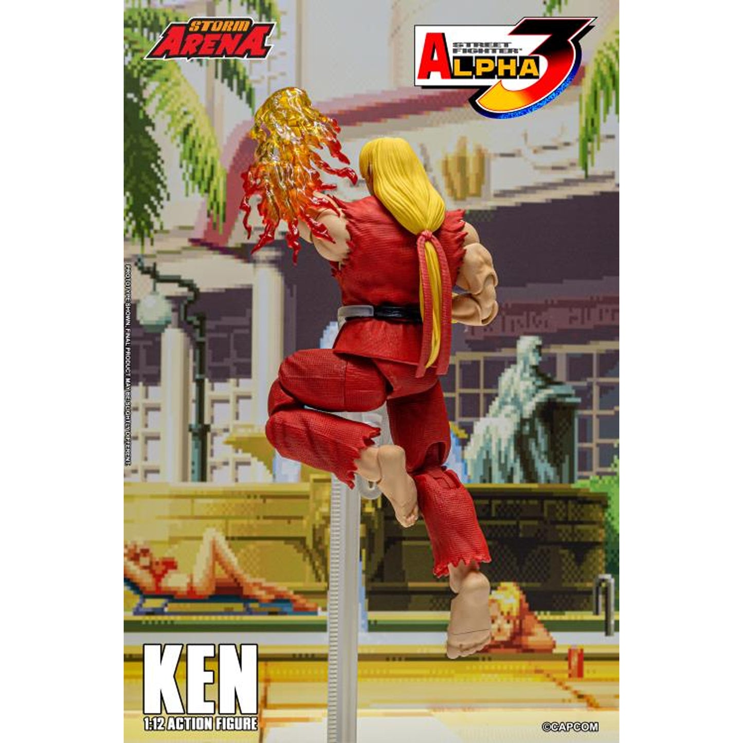 Street Fighter Alpha 3 Storm Arena Ken LIQUIDACION