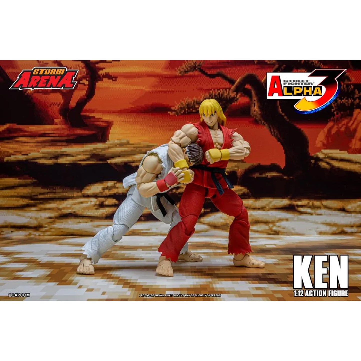 Street Fighter Alpha 3 Storm Arena Ken LIQUIDACION