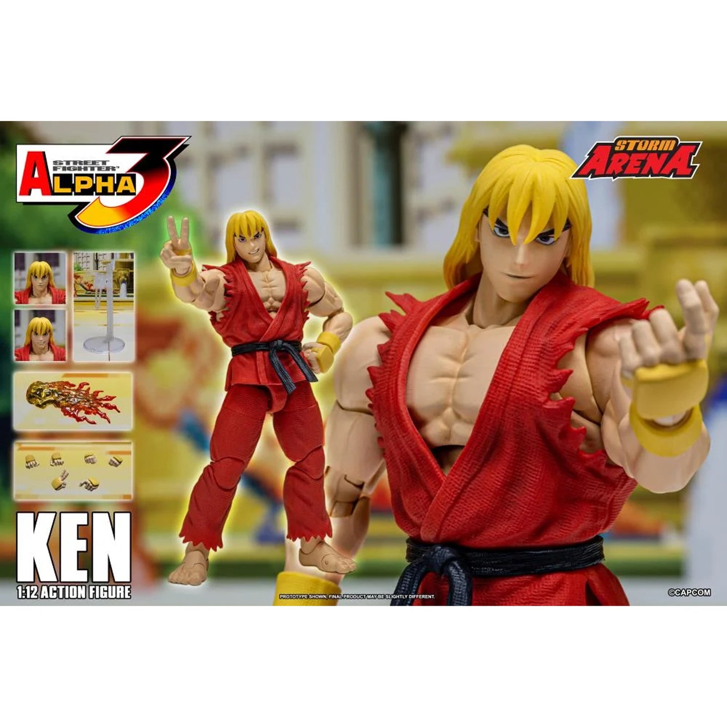 Street Fighter Alpha 3 Storm Arena Ken LIQUIDACION