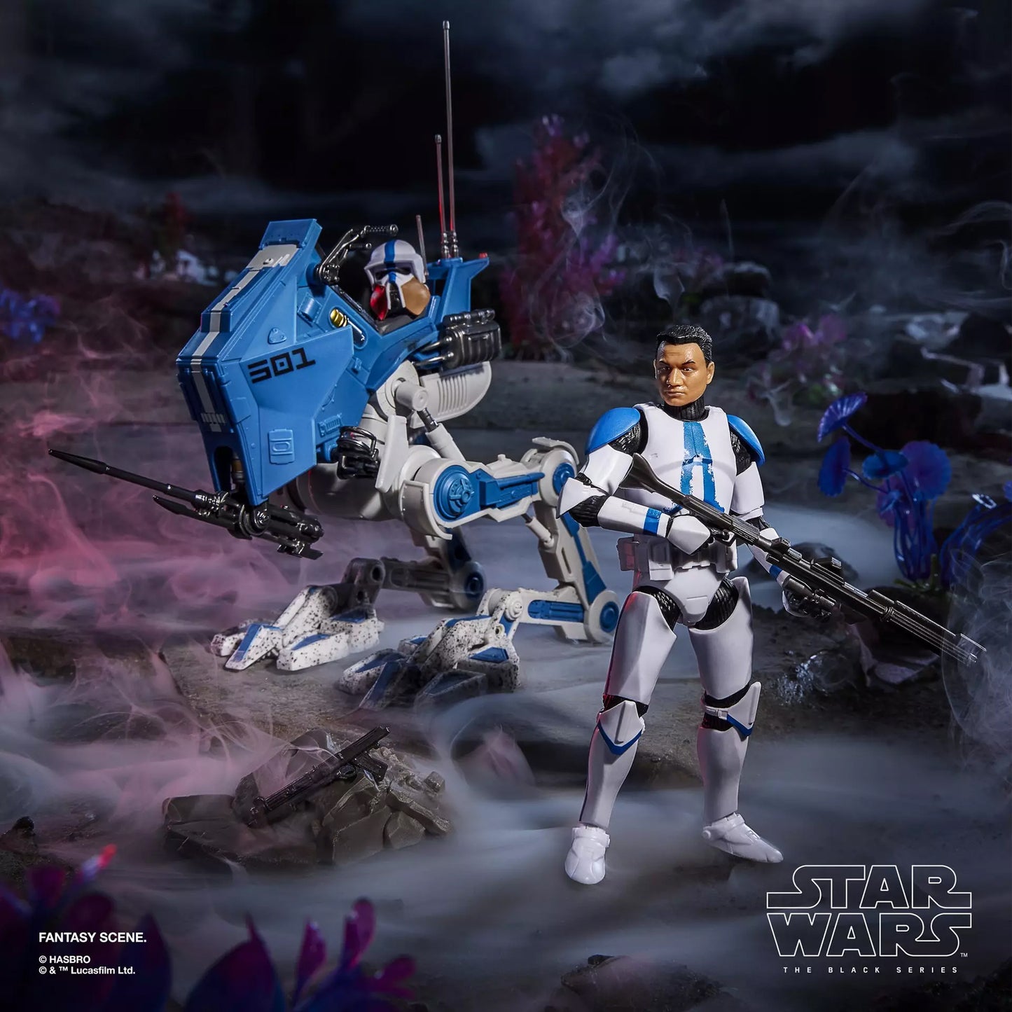 Star Wars The Black Series ARF Trooper (501st) & AT-RT SDCC26 EXCLUSIVA