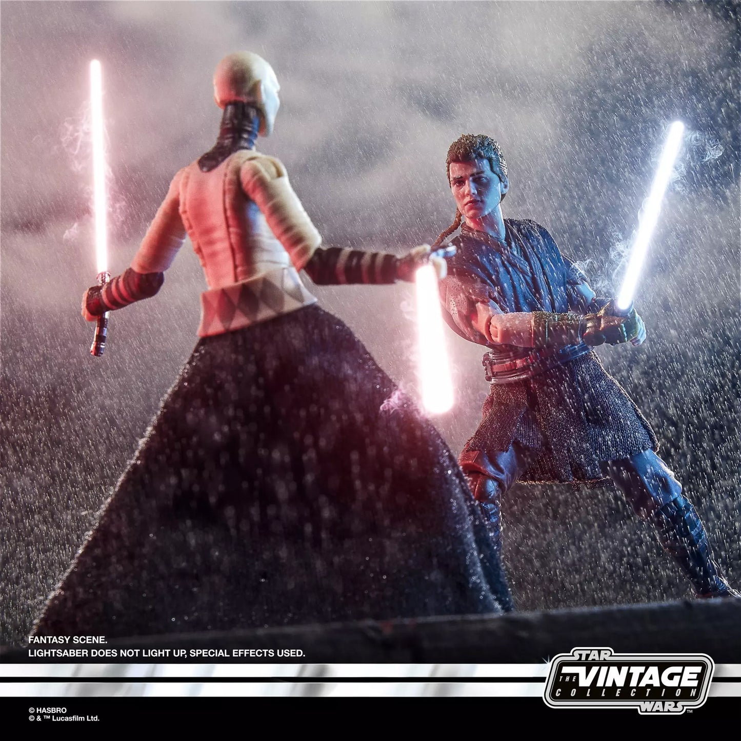 Star Wars The Vintage Collection Anakin Skywalker & Asajj Ventress SDCC26 EXCLUSIVA