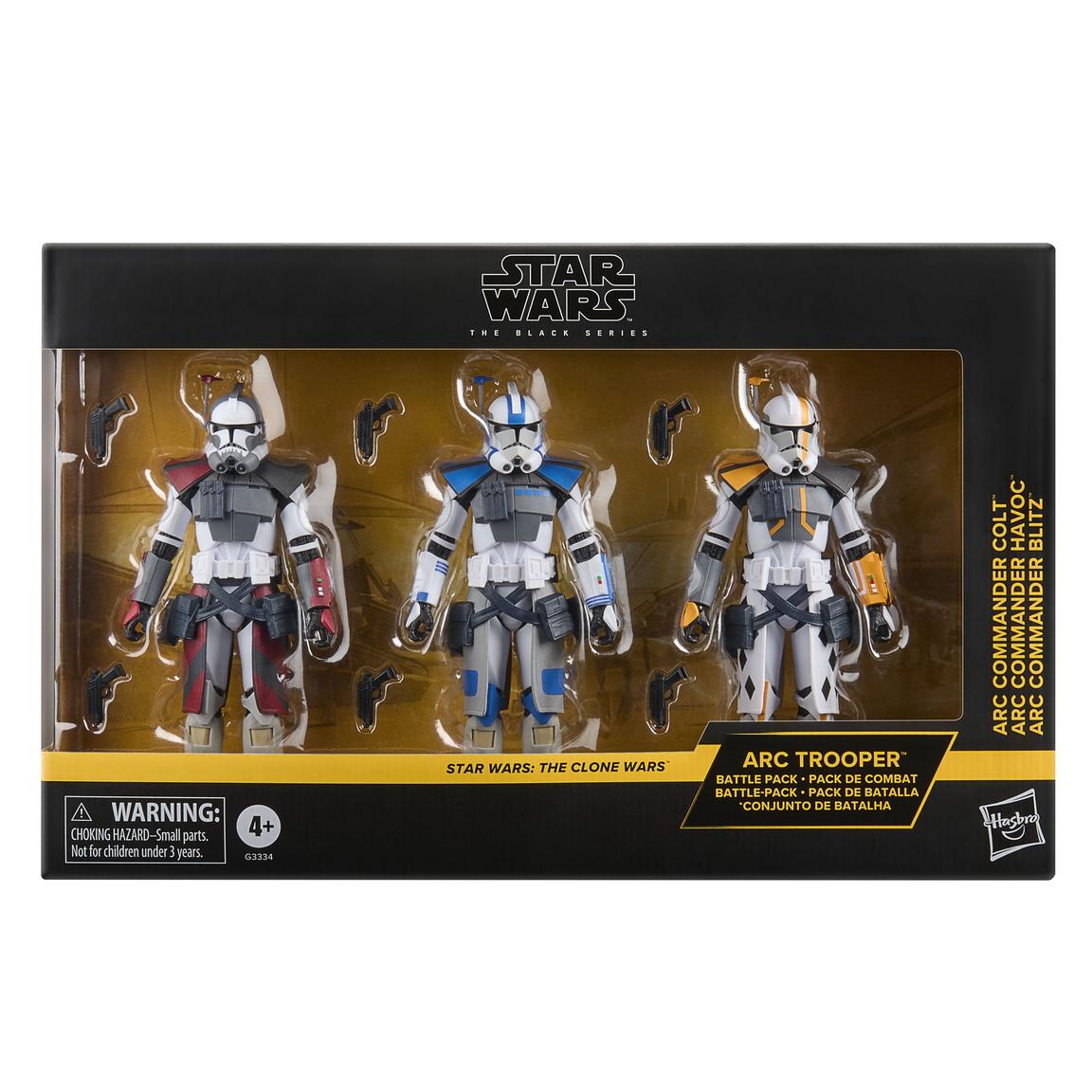 Star Wars The Black Series ARC Trooper Battle Pack (Havoc, Colt, Blitz)