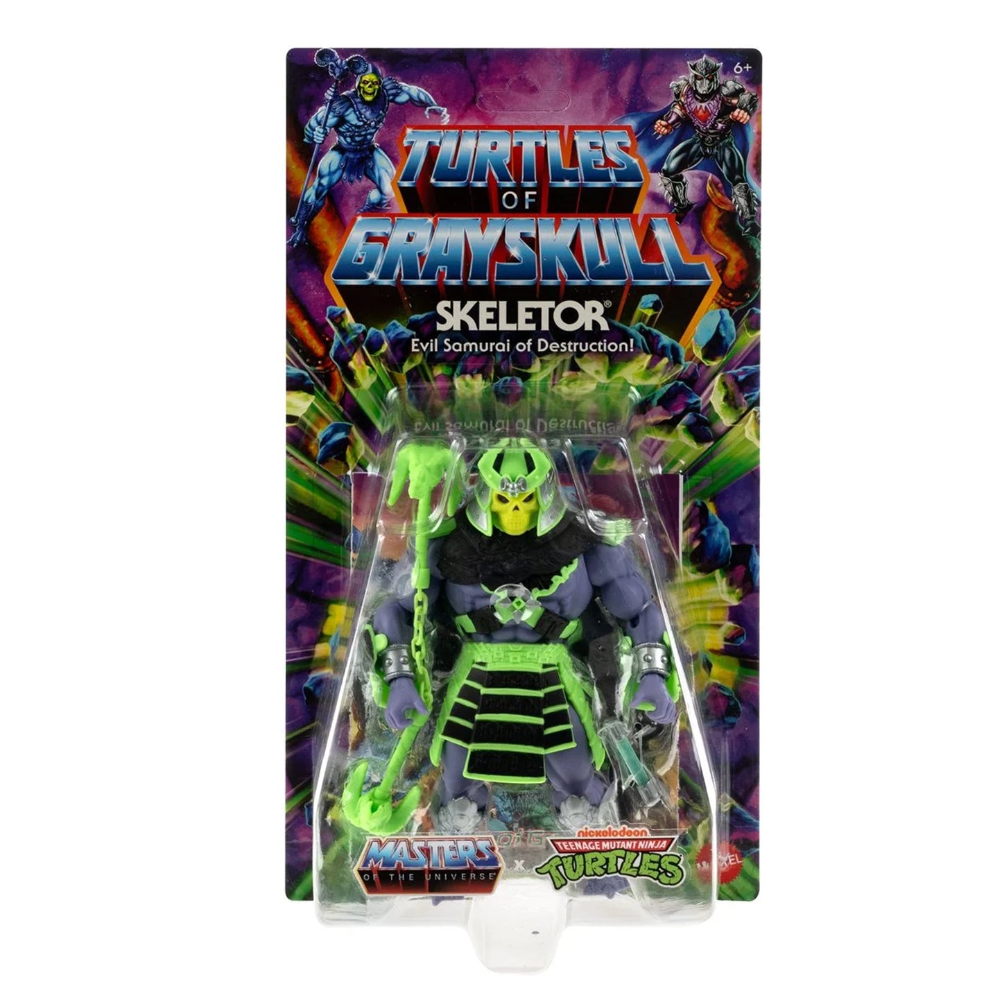 Masters of the Universe Origins Turtles of Grayskull Figure Wave 3 (Michelangelo/Skeletor/Teela/Casey Jones) 2do Pago