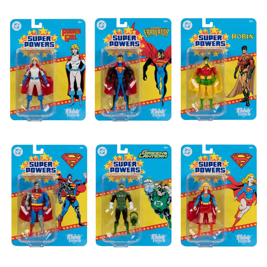 Super Powers Wave 13 (Power Girl/Cyborg Superman/Eradicator/Hal Jordan 90's/Robin Earth 2/Supergirl)