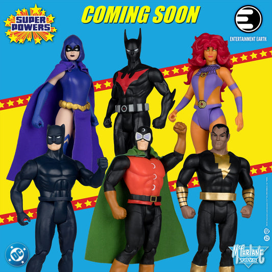 Super Powers Wave 14 (Raven/Batman Beyond/Starfire/Dr. Midnite/Wild Cat/Black Adam) LIQUIDACION