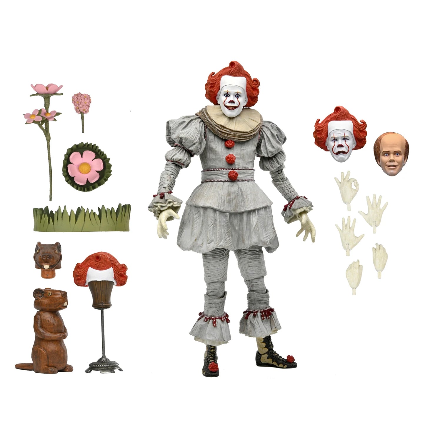 NECA Ultimate IT: Welcome to Derry Bob Gray As Pennywise LIQUIDACION