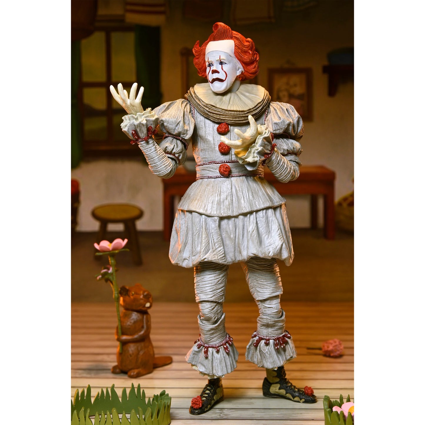 NECA Ultimate IT: Welcome to Derry Bob Gray As Pennywise LIQUIDACION