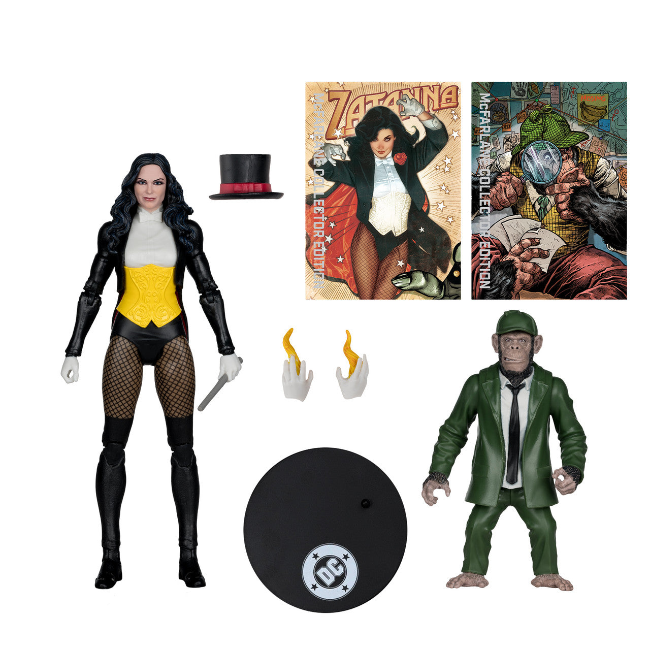 DC Multiverse Collector Edition Zatanna w Detective Chimp